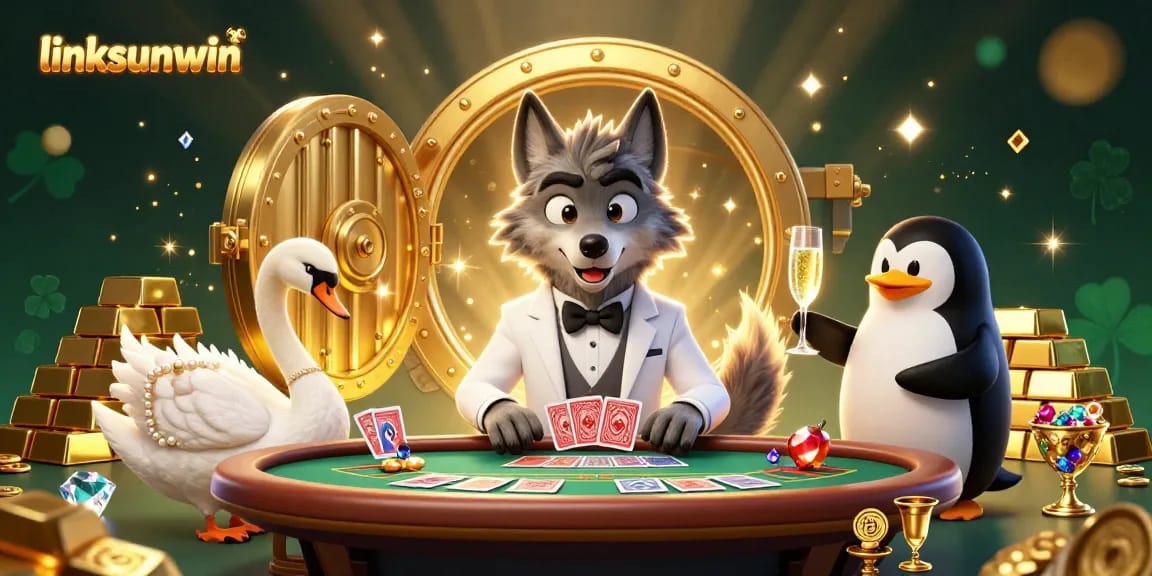Experience thrilling baccarat action at linksunwin with a wolf dealer and dazzling gems.