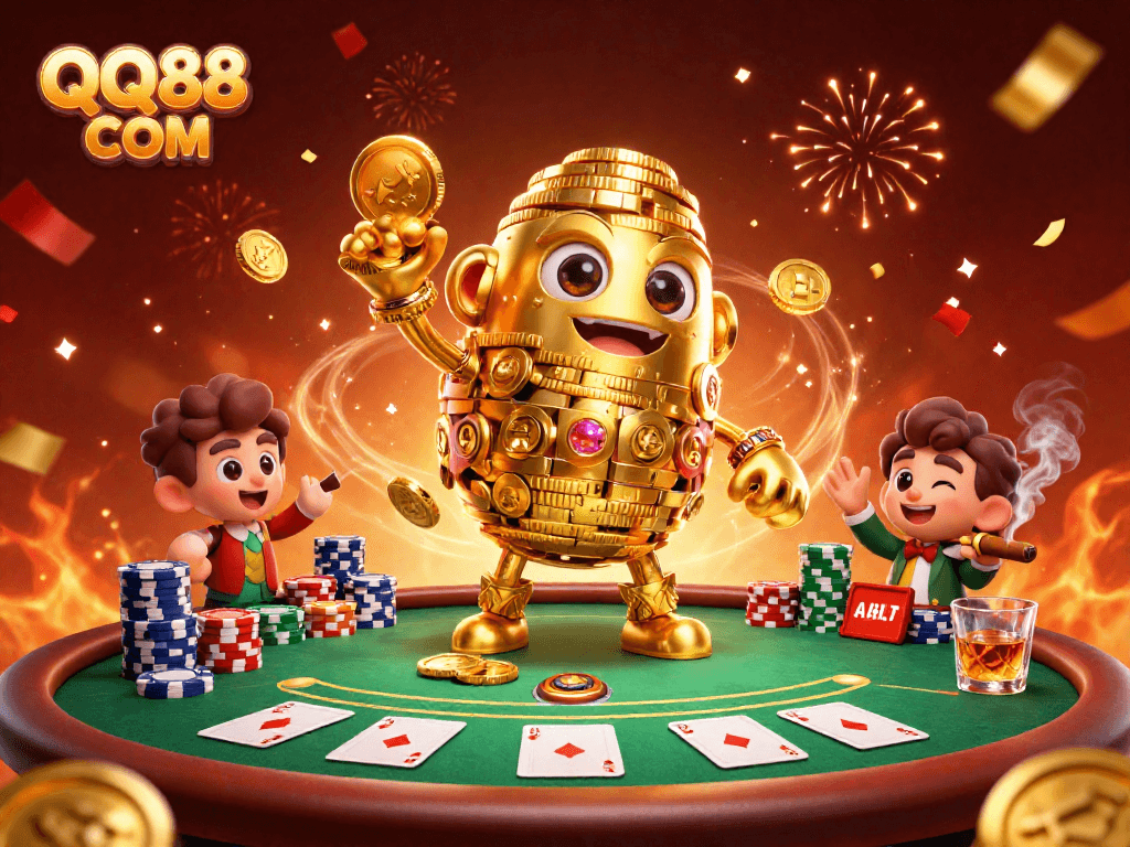 Experience thrilling wins with QQ88 COM's exciting casino atmosphere featuring dynamic elements.