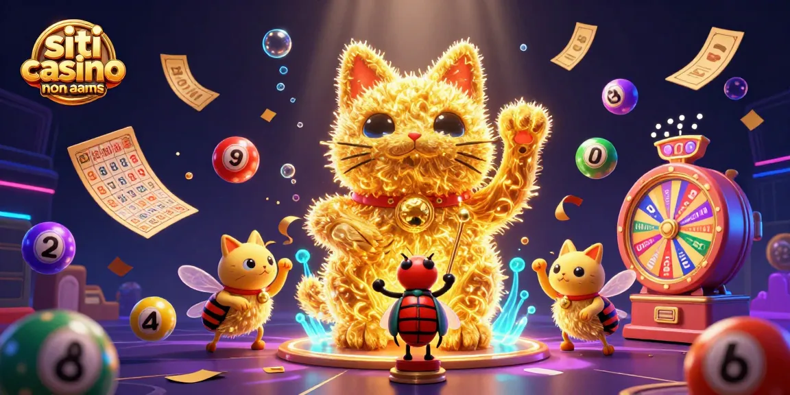Explore exciting games at siti casino non aams with vibrant symbols and dynamic elements in a vibrant scene.
