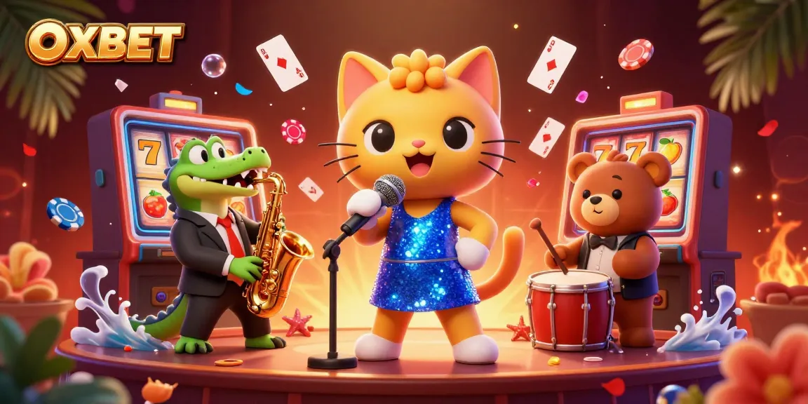 Engage with OXBET's vibrant casino experience, featuring dynamic games and entertaining characters.