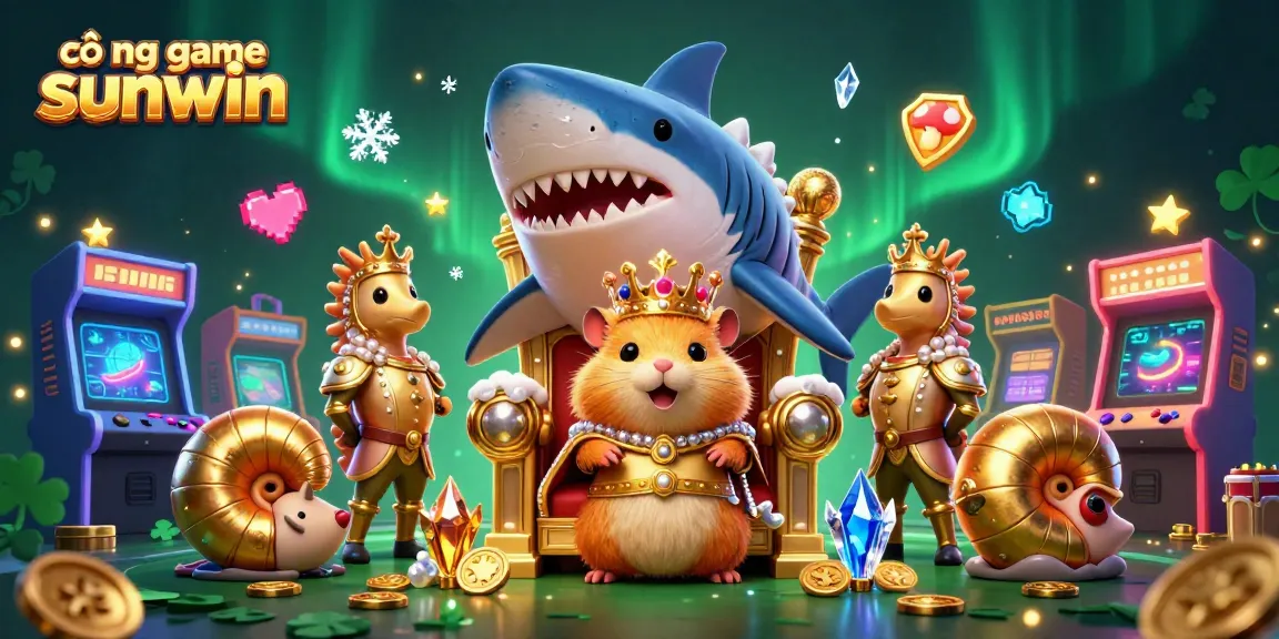 Win big at cổng game sunwin with a vibrant and dynamic casino-themed illustration.